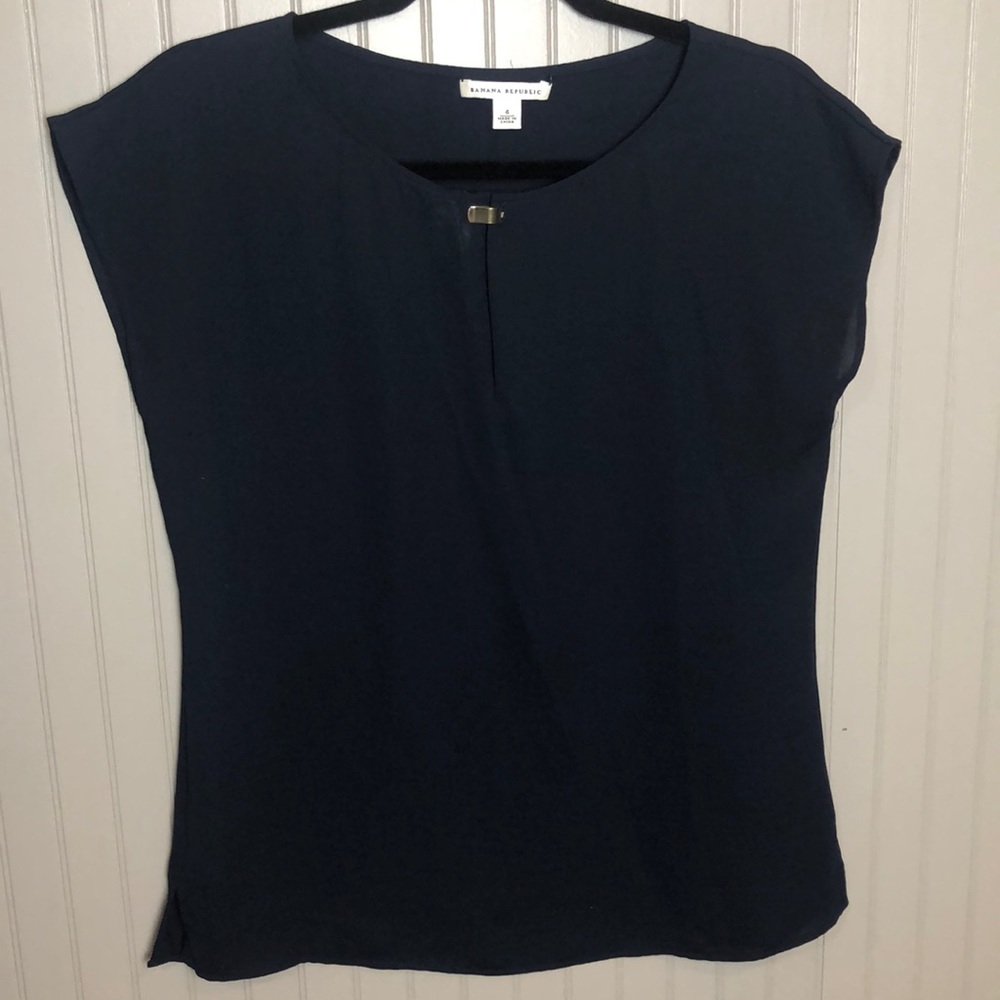 Banana Republic Navy Top